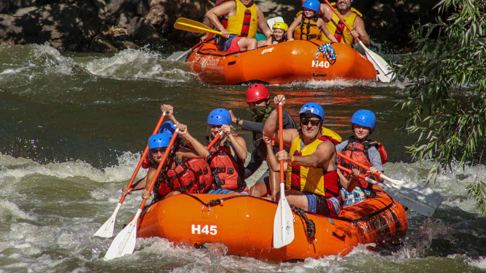 kern river rafting with sierra south