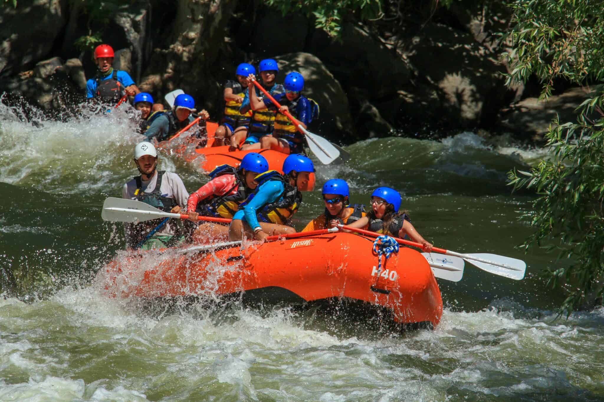 white water rafting trips ca