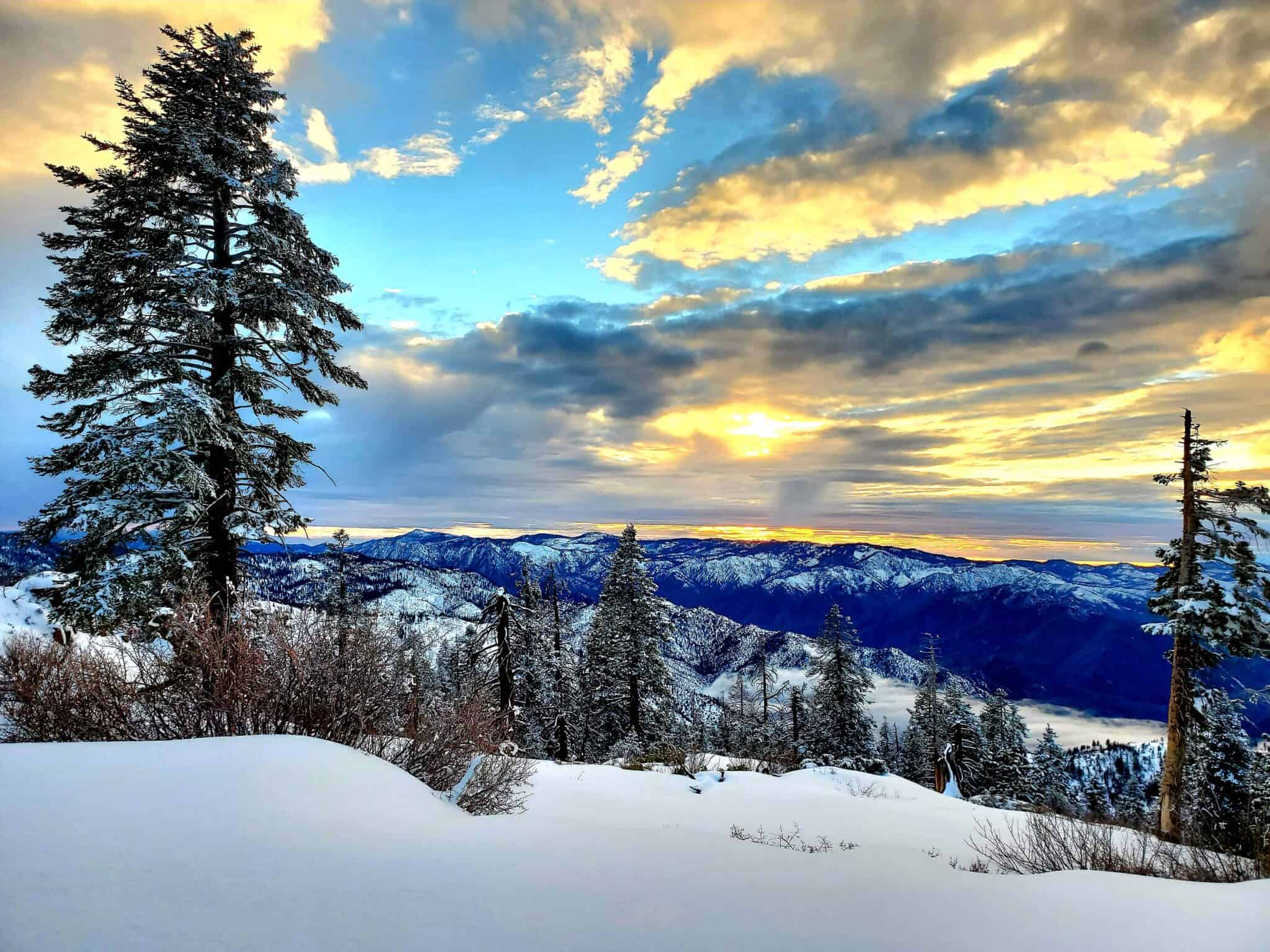 Snow above the Kern River