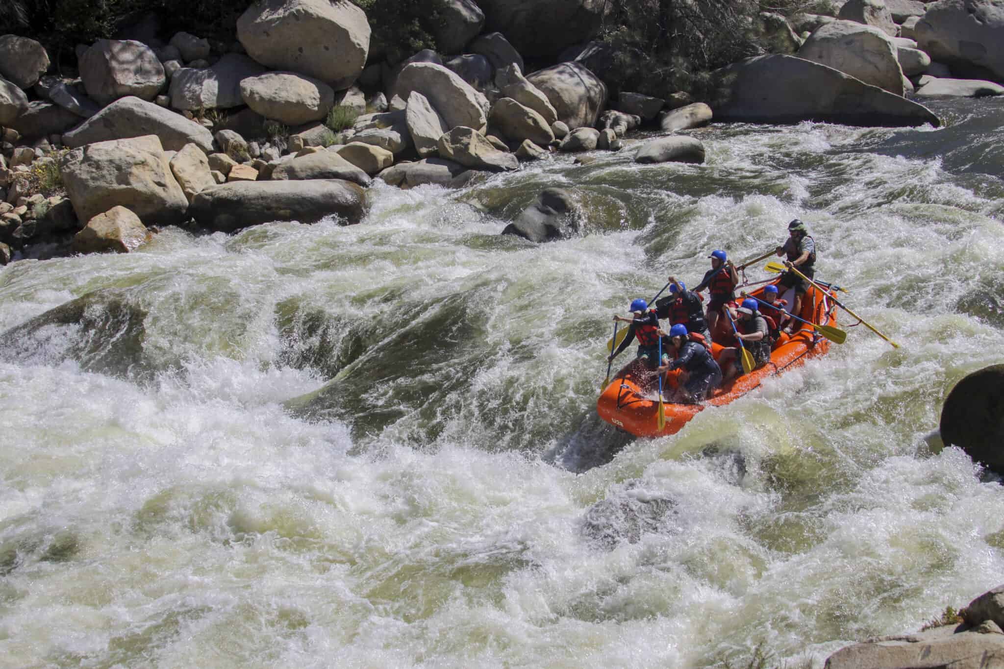 rafters on the Kern River